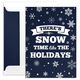 Snow Time Vertical Folded Shimmer Holiday Cards Image 10 of 10